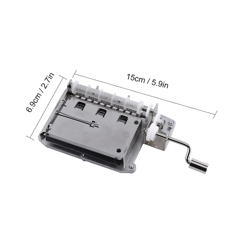Hand-Cranked Paper Tape Music Box
