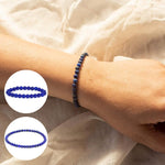 Natural Lapis Lazuli Stone Beaded Bracelet