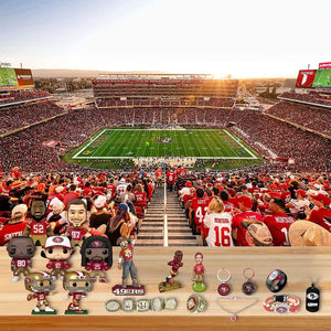 San Francisco 49ers Advent calendar-- The One With 24 Little Doors