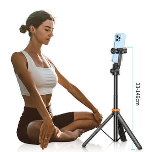 Selfie Stick Tripod With Bluetooth Remote