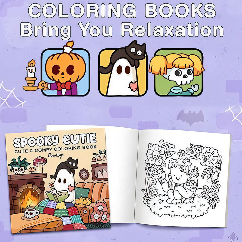 Spooky Cutie: Coloring Book for Adults and Teens