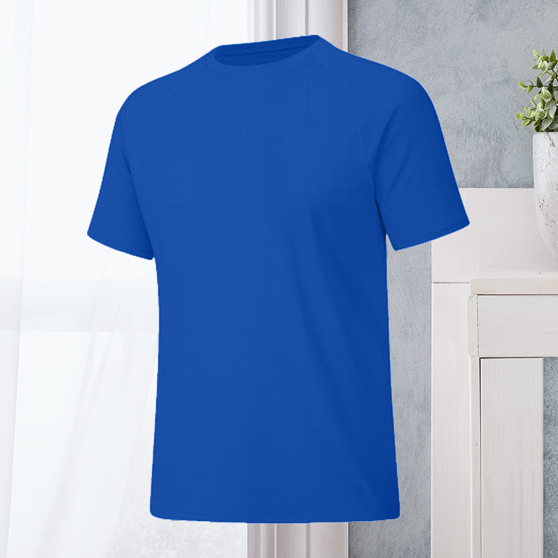 Men's Round Neck Quick Dry Casual Short Sleeve