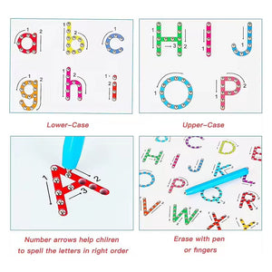 2-in-1 Double Sided Magnetic Alphabet Edition