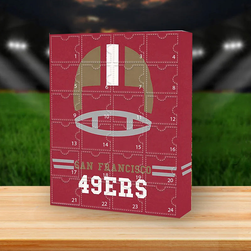 San Francisco 49ers Advent calendar-- The One With 24 Little Doors