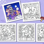 Spooky Cutie: Coloring Book for Adults and Teens