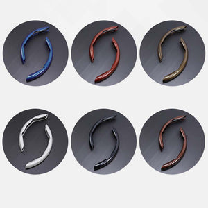 Universal Laser Carbon Fiber Pattern Steering Wheel Cover