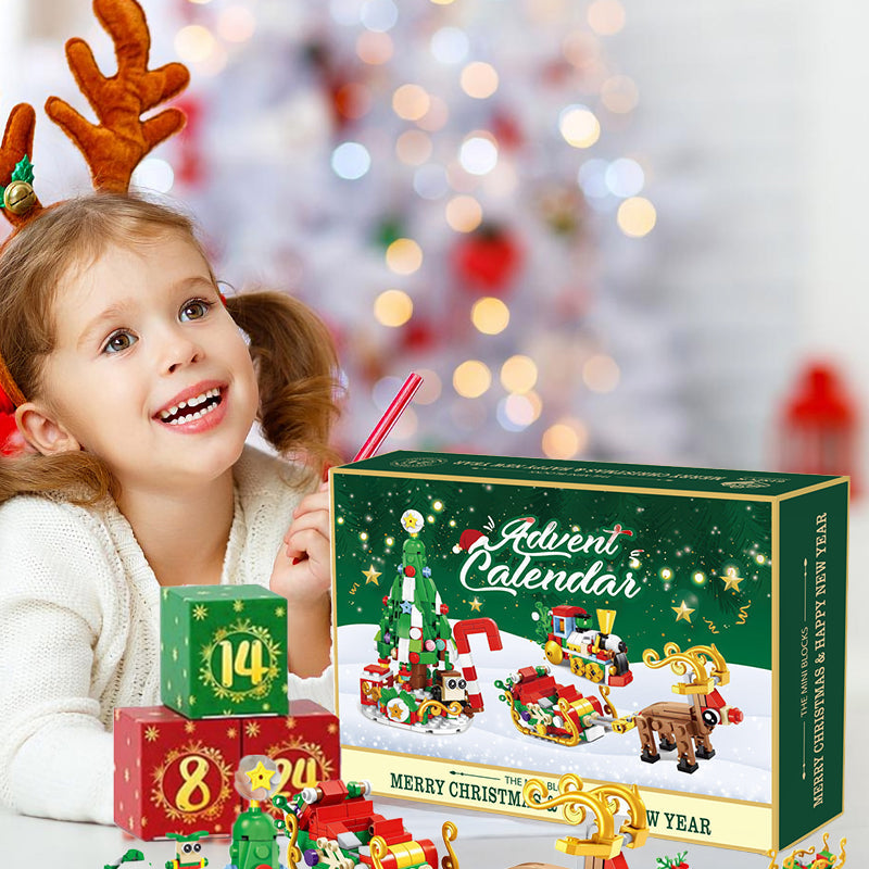 New Advent Calendar Children's Christmas Building Blocks