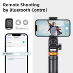 Selfie Stick Tripod With Bluetooth Remote