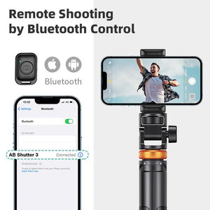 Selfie Stick Tripod With Bluetooth Remote