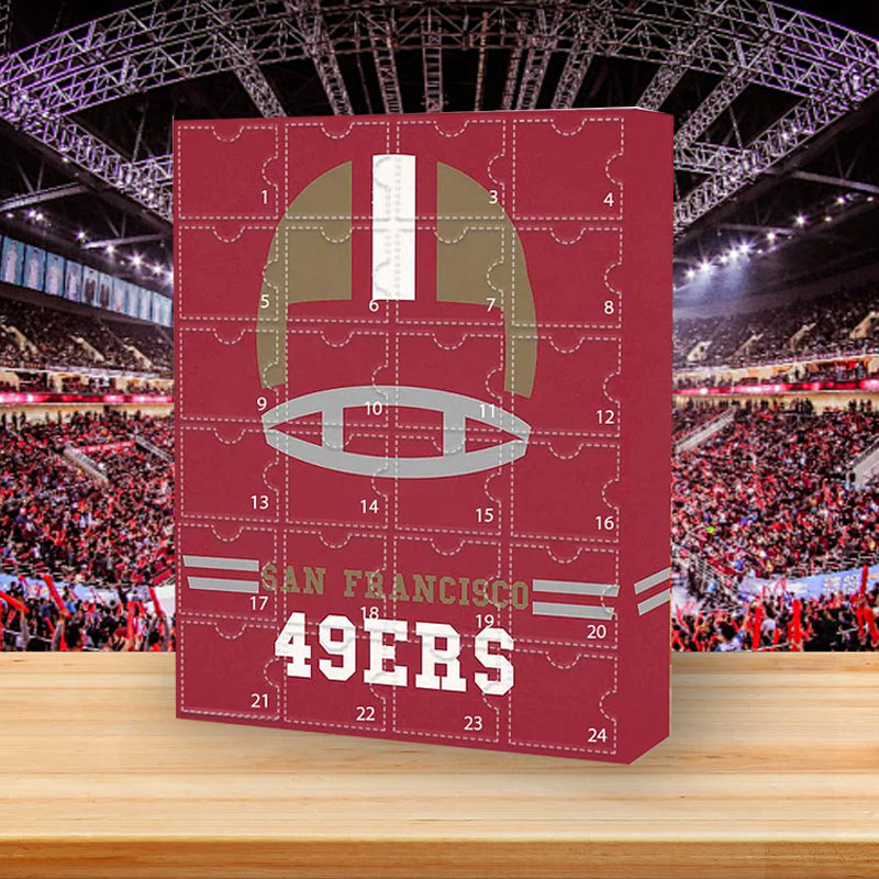 San Francisco 49ers Advent calendar-- The One With 24 Little Doors