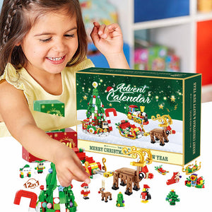 New Advent Calendar Children's Christmas Building Blocks