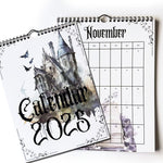 2025 Vintage Gothic Castle Theme Wall Calendar