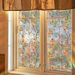 Floral Pattern Window Sticker