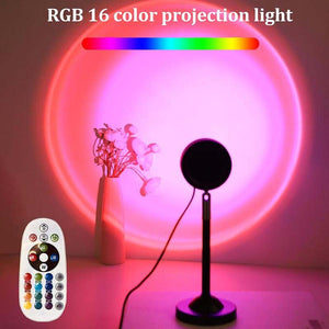 RGB Sunset Projection Lamp