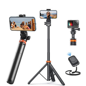 Selfie Stick Tripod With Bluetooth Remote