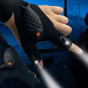 Adjustable LED Flashlight Gloves (1 pair)