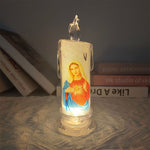 LED prayer flameless candles