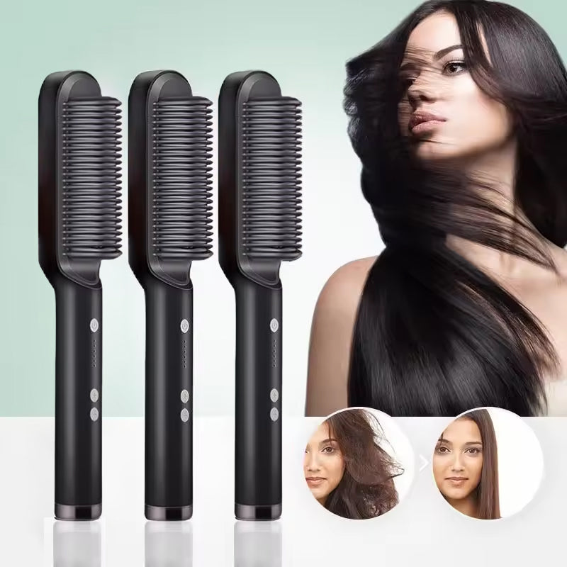 Negative Ion Hair Straightening Brush