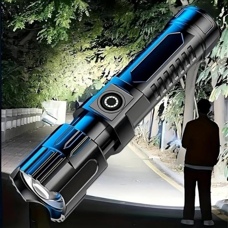 Portable USB Rechargeable Powerful Flashlight