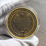 The Archangel Michael Watches Over Us Challenge Coin