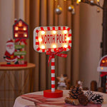 Christmas Street Sign Decoration Lights