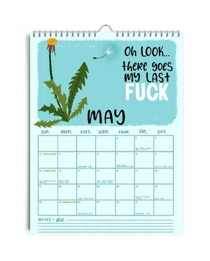 HERE WE FUCKING GO AGAIN CALENDAR