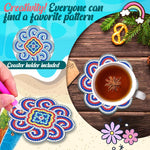 Diamond Crafts Coasters Diamond Painting Coasters (Mandala)