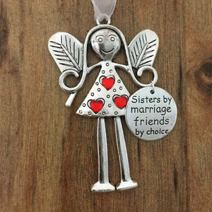 Crazy Beautiful Friends Forever - Angel Ornament Christmas Gift