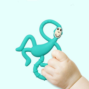 Teether Pain Tool Cartoon Monkey Toddler Molar Natural Stop Sucking Thumb Toys