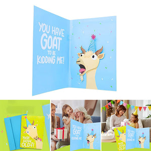 Screaming Goat Greeting Card