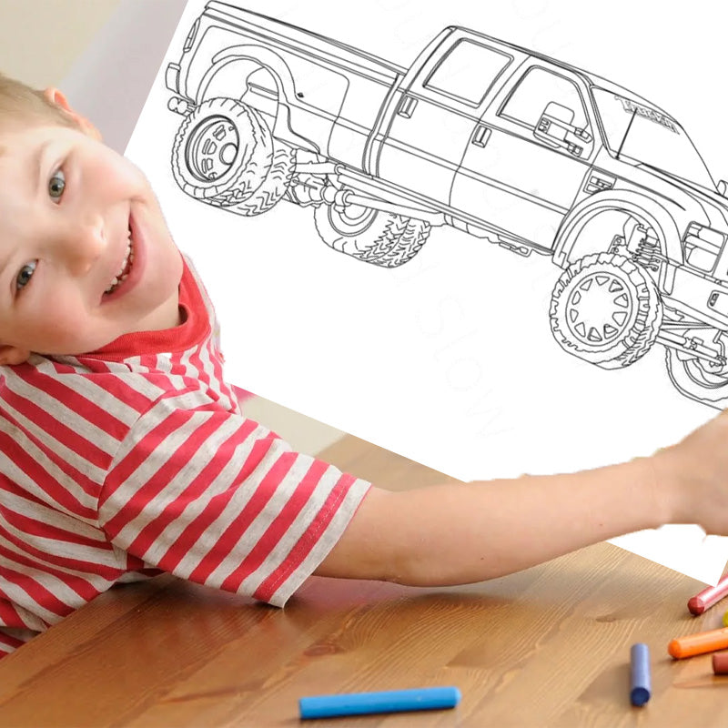 Trucks Coloring Book