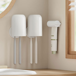 Toothbrush Holder Wall Mounted With Cover