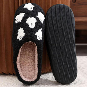 Halloween Ghost Plush Slippers