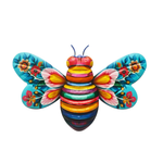 Iron Bee Art Sculpture Hanging Wall Decorations for Garden