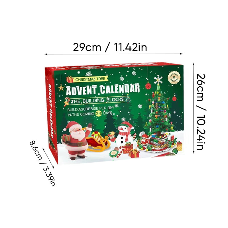 2024 Christmas Tree Building Toy Set