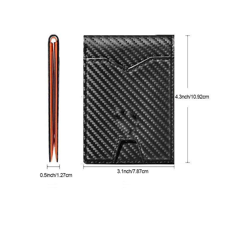 Men's Slim Wallet With RFID Blocking