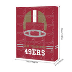 San Francisco 49ers Advent calendar-- The One With 24 Little Doors