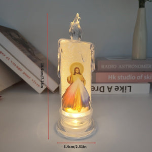 LED prayer flameless candles