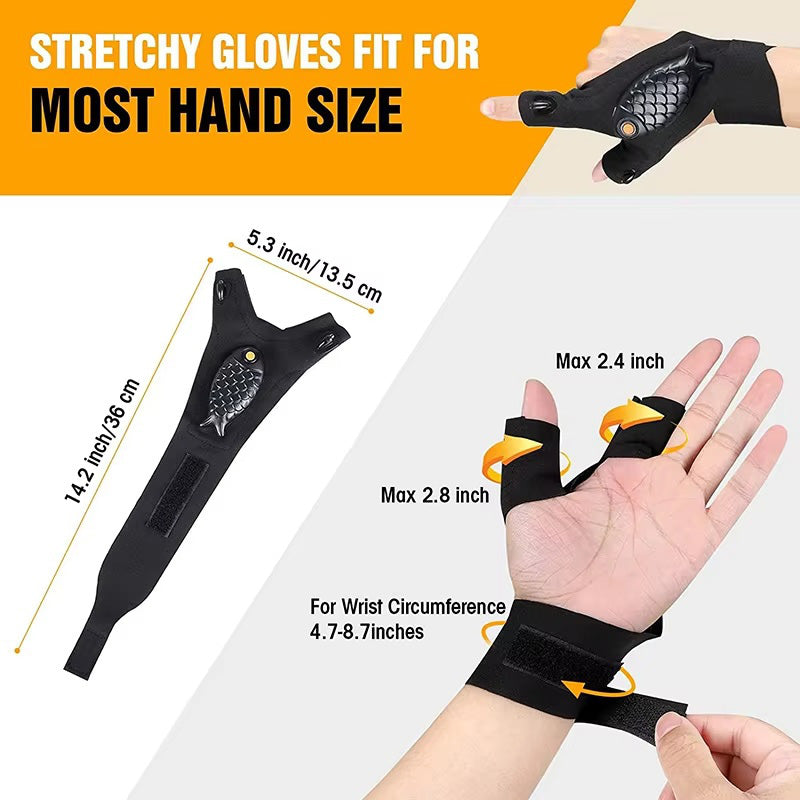 Adjustable LED Flashlight Gloves (1 pair)