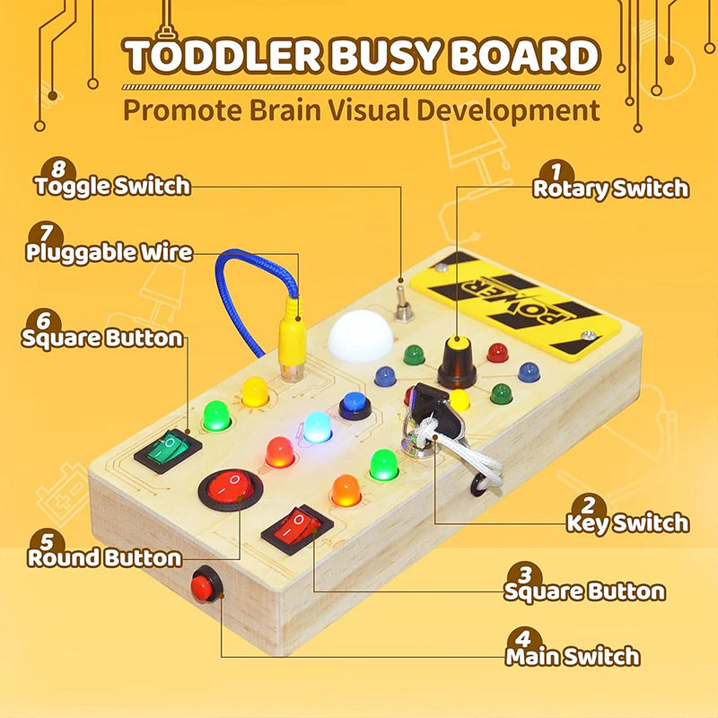 TODDLER BUSY BOARD