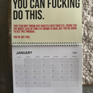 Your Kick-Ass Motivational Calendar (2025)