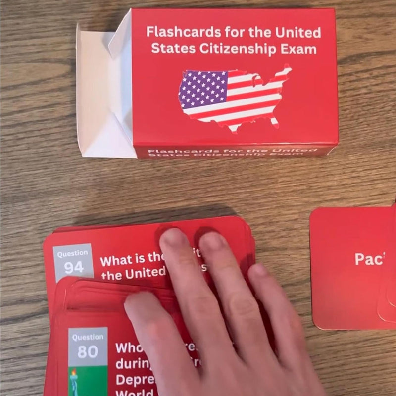 US Citizenship Flash Cards 2024