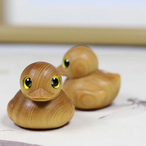 Handmade Wooden Rubber Duck