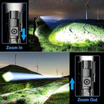 Portable USB Rechargeable Powerful Flashlight