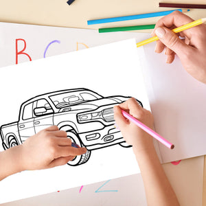 Trucks Coloring Book