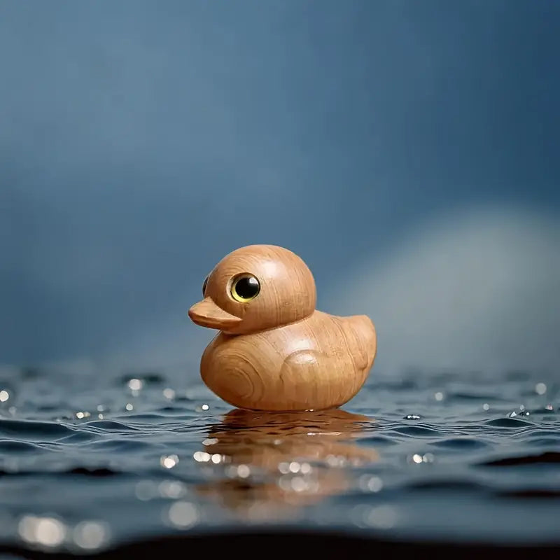 Handmade Wooden Rubber Duck