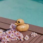 Handmade Wooden Rubber Duck