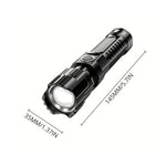 Portable USB Rechargeable Powerful Flashlight