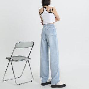 Lyocell High-rise Wide-leg Jeans