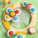 Cartoon Suction Cup Spinning Toy For Kids